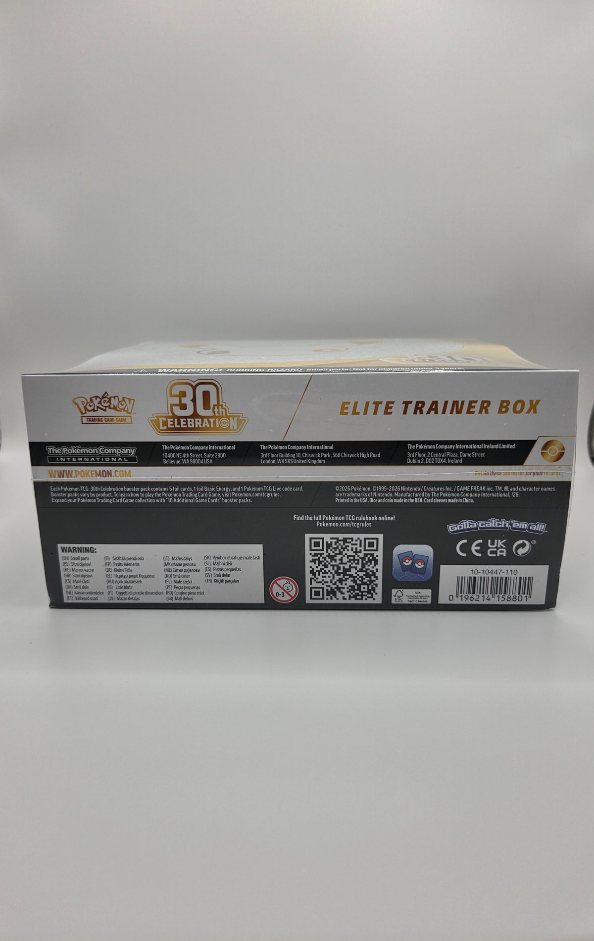 30TH ANNIVERSARY CELEBRATIONS ELITE TRAINER BOX (ETB)
