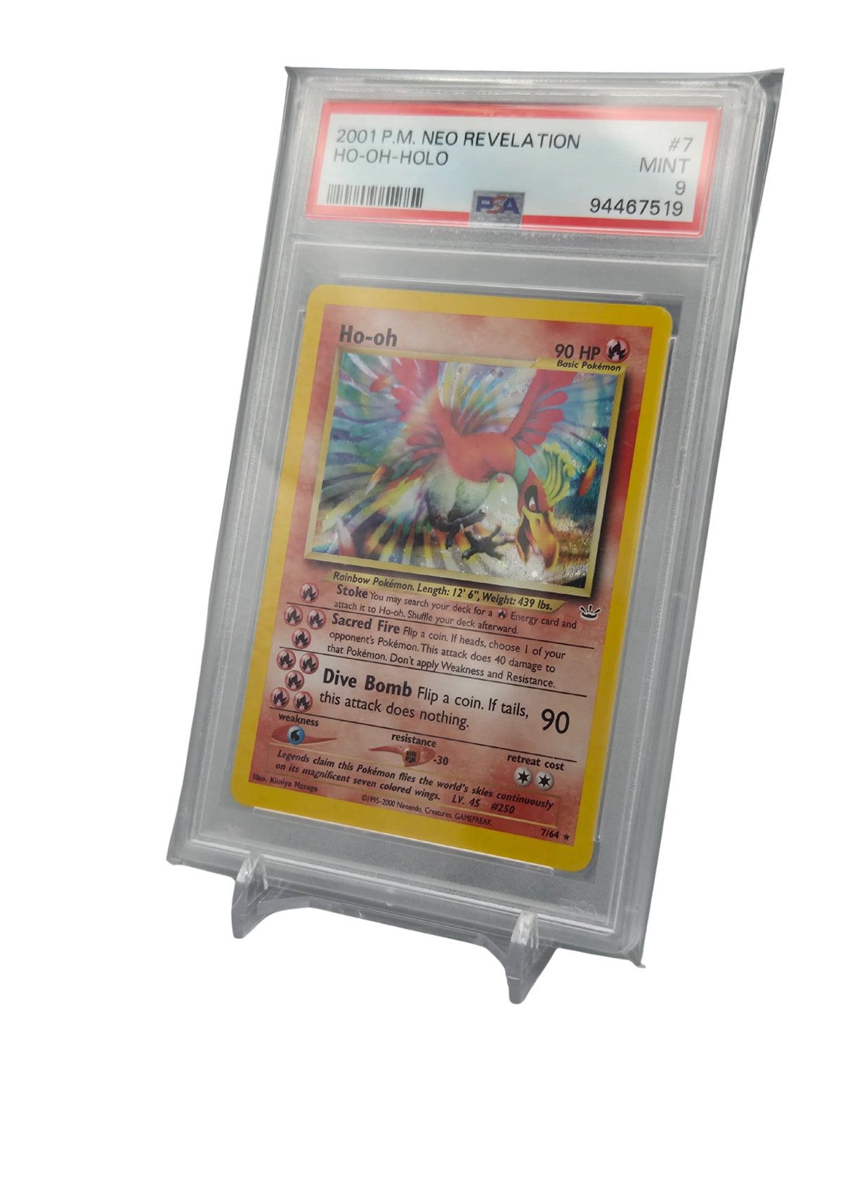 Ho Oh 7/64 Neo Revelation PSA 9