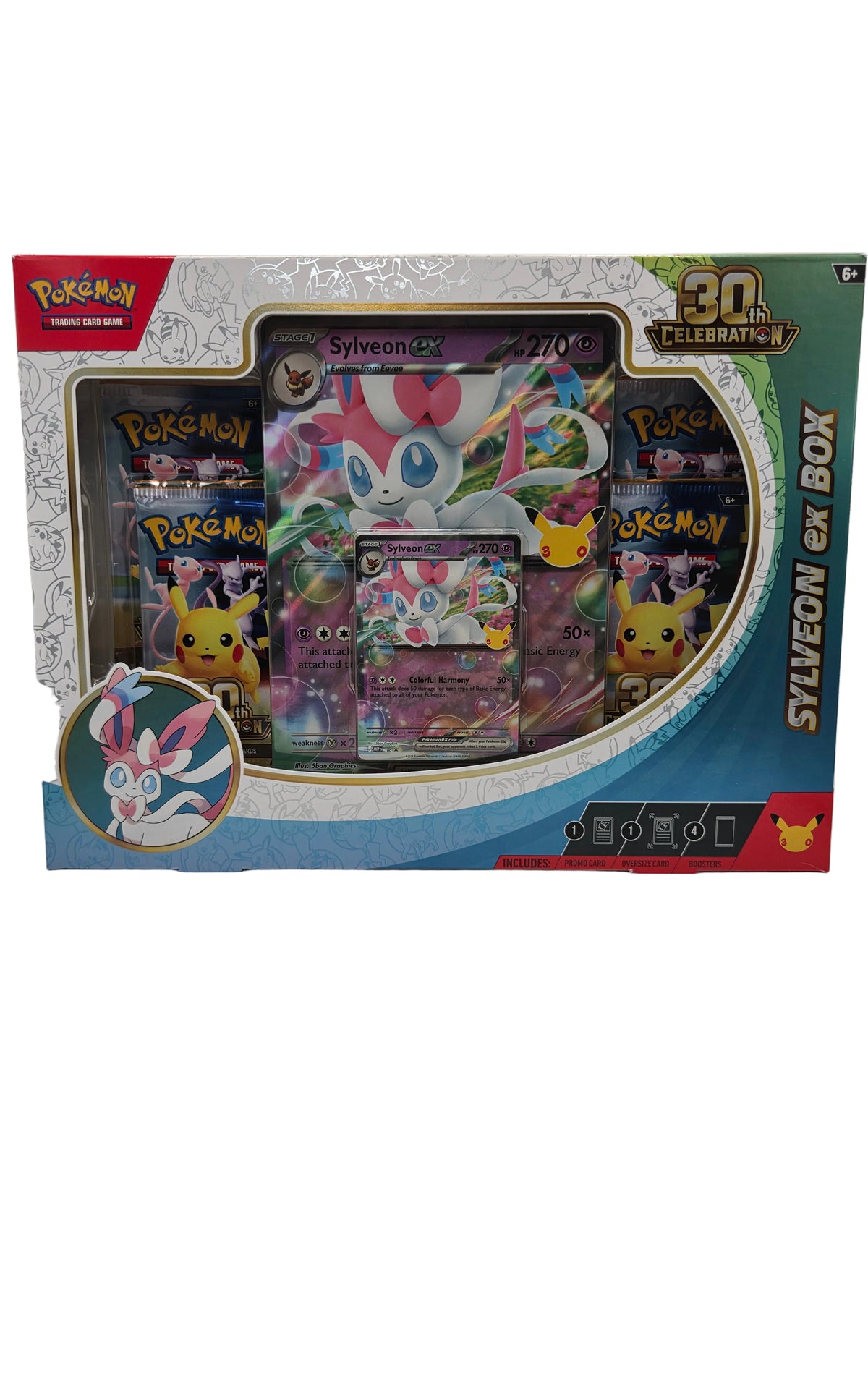 30TH ANNIVERSARY CELEBRATIONS EX BOX SYLVEON OR GRENINJA POKÉMON TCG