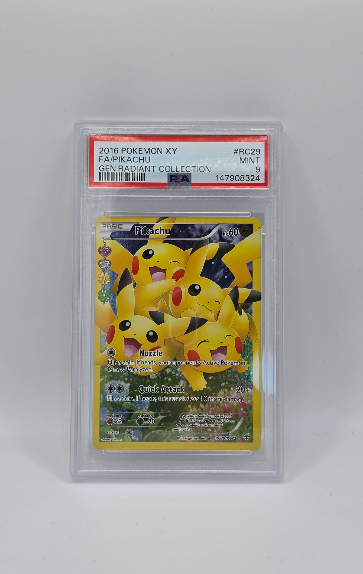 PIKACHU RC29 PSA 10